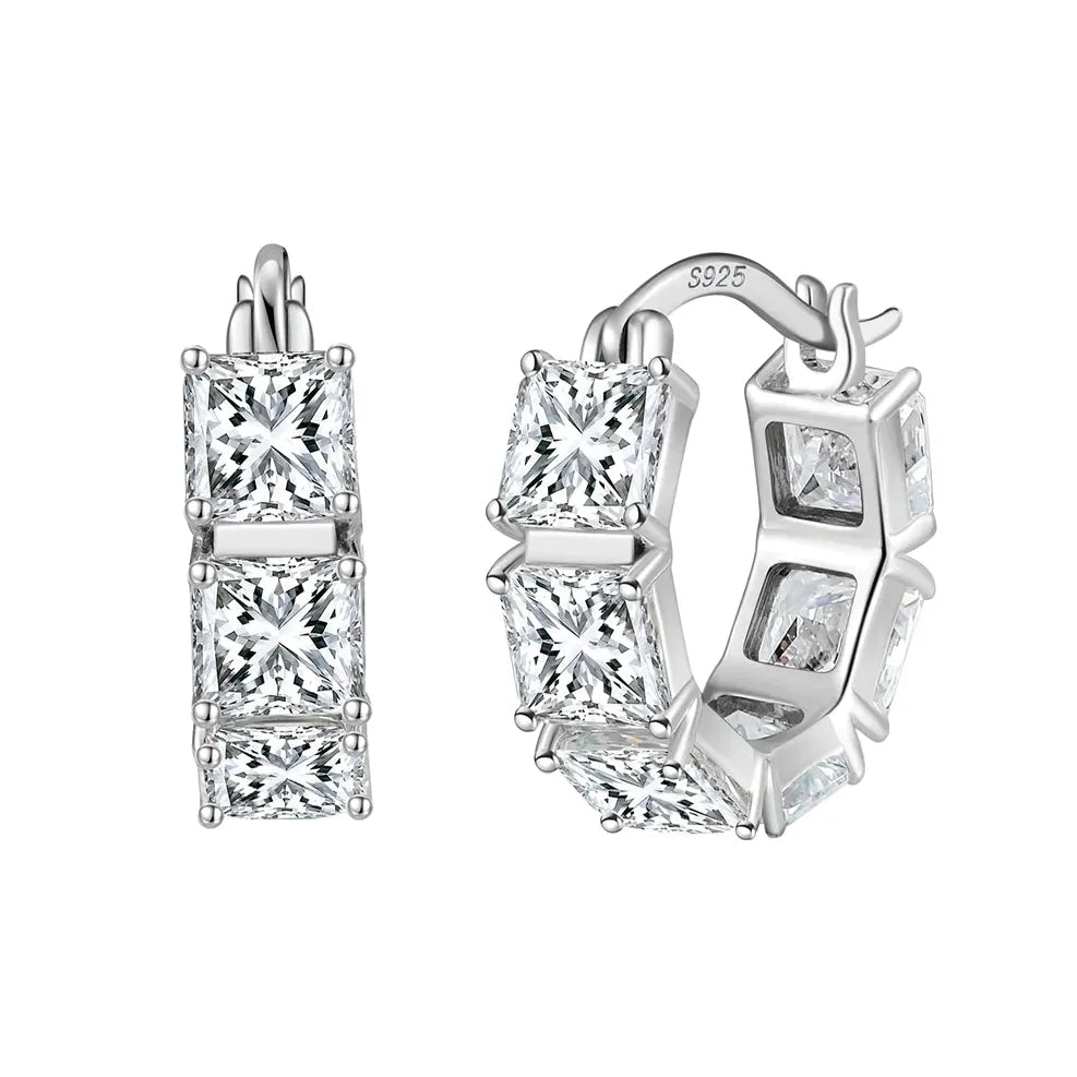 brilliant 925 sterling silver hoop earrings elegantia
