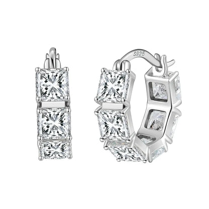 brilliant 925 sterling silver hoop earrings elegantia