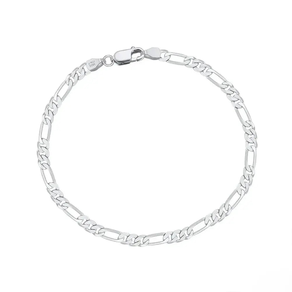sterling-silver-figaro-chain-bracelet-elegantia