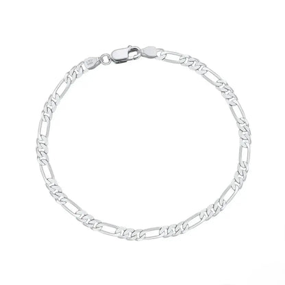 sterling-silver-figaro-chain-bracelet-elegantia