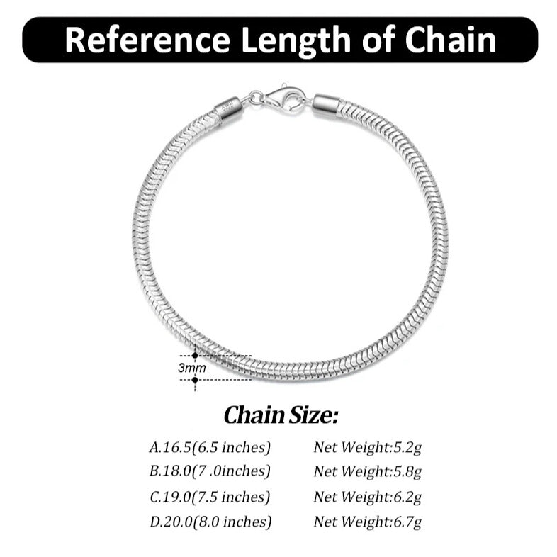 Snake Chain Bracelet – 925 Sterling Silver & Gold Plated Fashion Jewellery - Elegantia