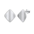 Square Stud Earrings – 925 Sterling Silver Dainty Jewellery for Women