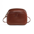 Charméa Mini – Leather Crossbody/Mini Bag - Brown
