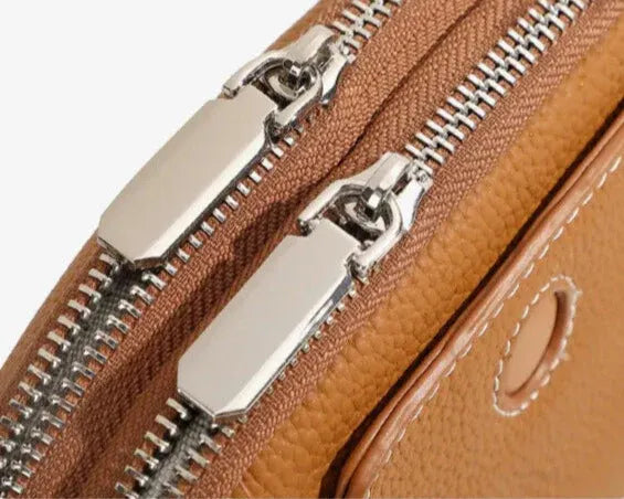 compact structured mini bag cream, black or golden brown