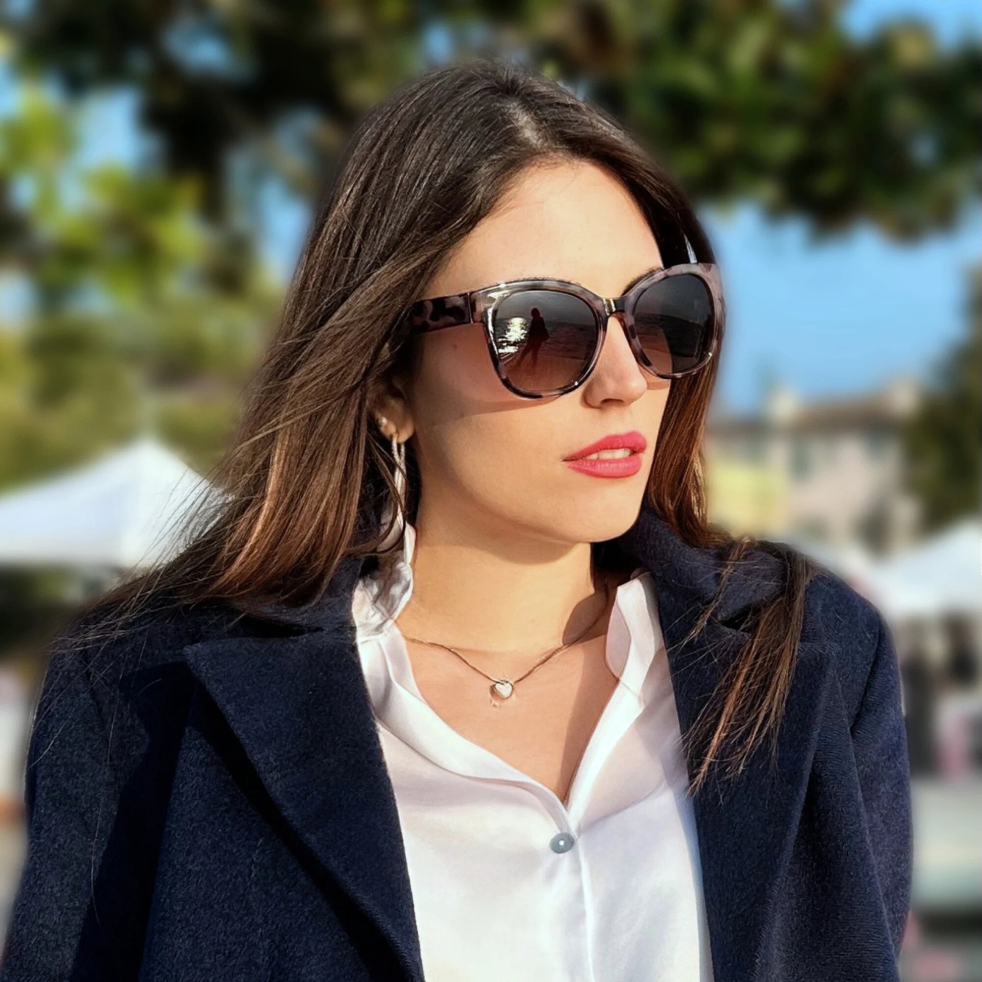 lightweight polycarbonate women’s sunglasses UV400