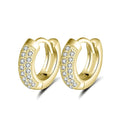 Timeless Small Hoop Earrings – 18K Gold Plated 925 Sterling Silver