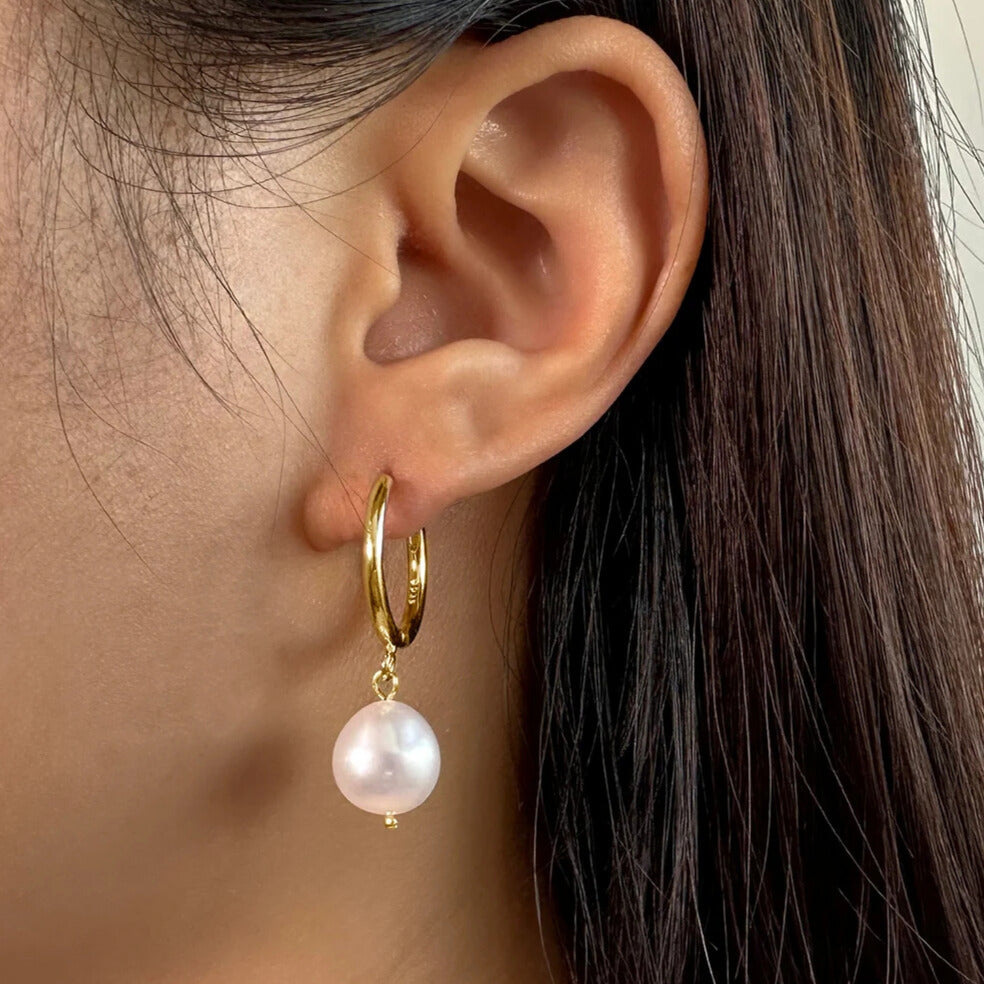 sterling silver pearl earrings uk