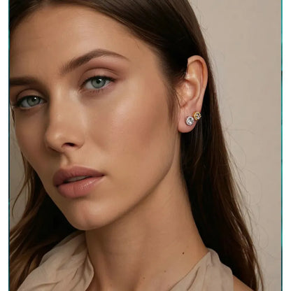 everyday sterling silver or gold stud earrings uk jewellery