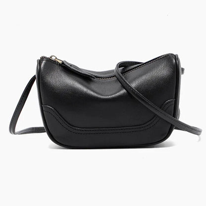Vintage Charm - Leather Mini Bag - Elegantia
