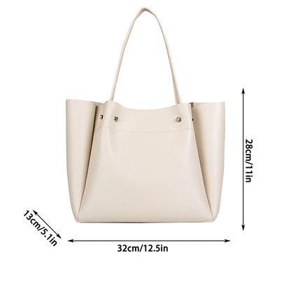 Spacious tote backpack displayed open showing interior space