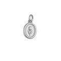 Tulip Flower Pendant in 925 Sterling Silver – Elliptical Charm
