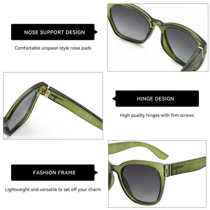 elegant everyday polarised cat-eye sunglasses for woman