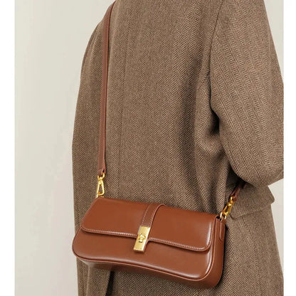 classy womens crossbody tote genuine leather