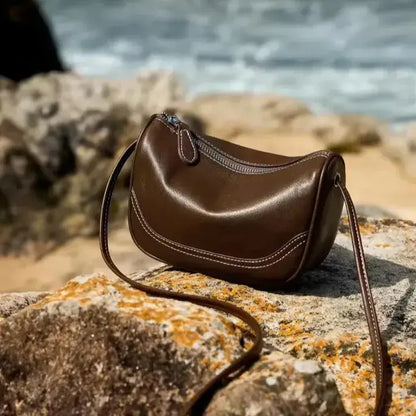 leather phone crossbody coffee the handbag bag