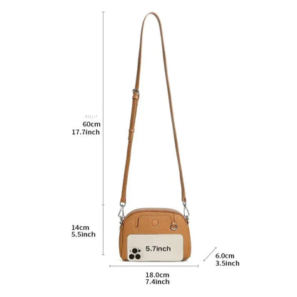 adjustable strap shoulder crossbody golden brown