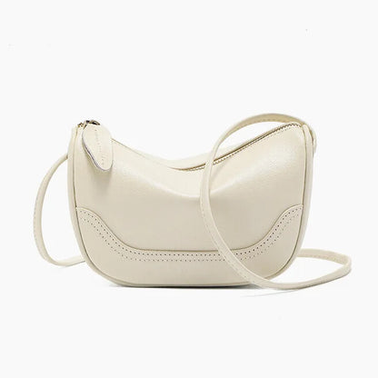 Vintage Charm - Leather Mini Bag - Elegantia