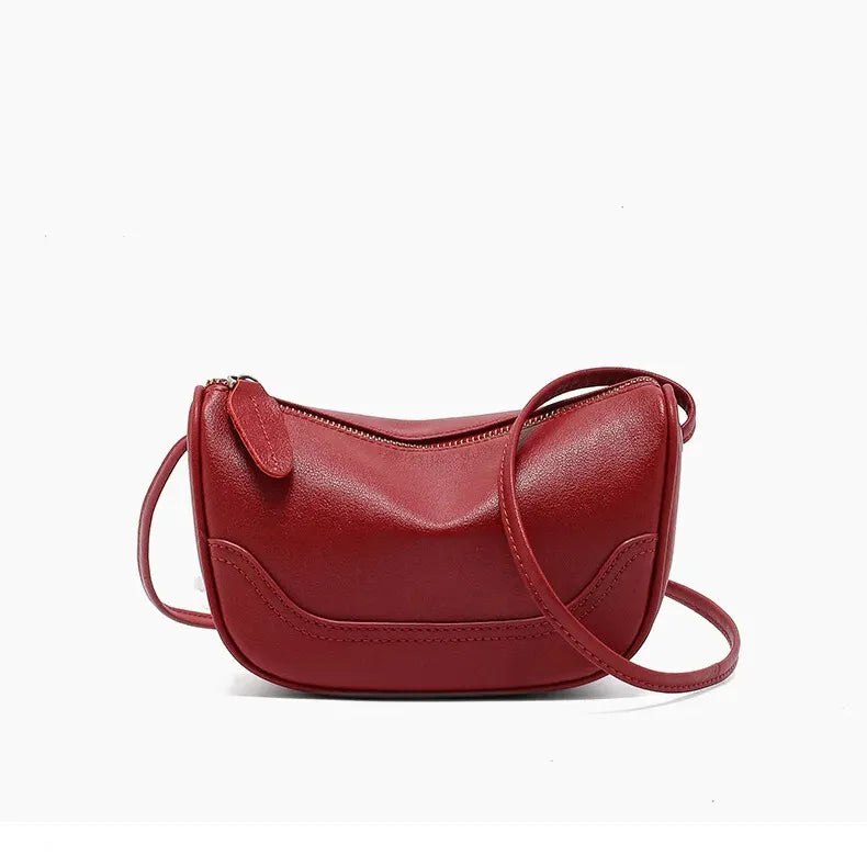 red leather phone crossbody elegantia