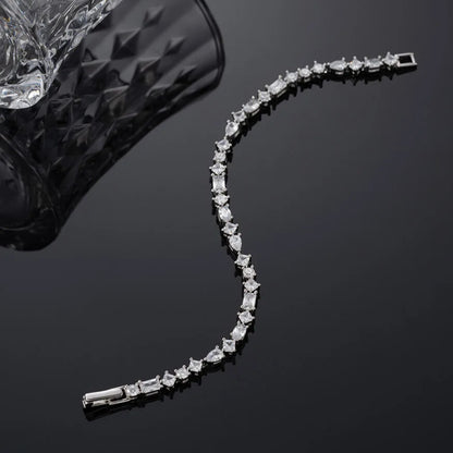 timeless sterling silver tennis bracelet Elegantia