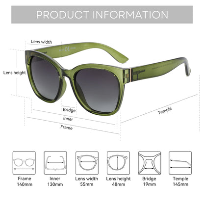 prduct information butterfly frame sunglasses