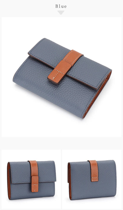 high quality genuine leather wallet for women everyday use