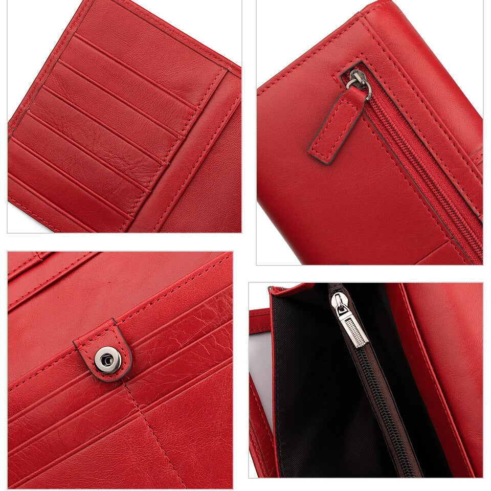Luxury organiser wallet with multiple pockets