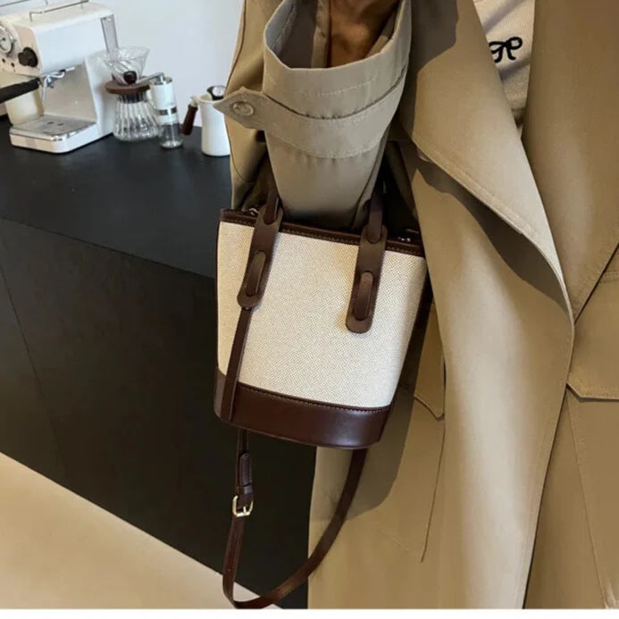 Styled for work — organised women’s bucket tote bag